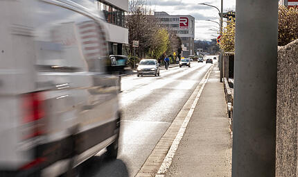 Eine Baustelle in der E.-C.-Baumann-Straße wird in den kommenden Wochen für Behinderungen sorgen. Eine Baustelle in der E.-C.-Baumann-Straße wird in den kommenden Wochen für Behinderungen sorgen.
