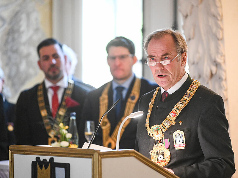 Gro&szlig;er Empfang in Coburg: Mehr als 200 geladene G&auml;ste gratulierten Andreas Prinz von Sachsen-Coburg und Gotha zum 80. Geburtstag.