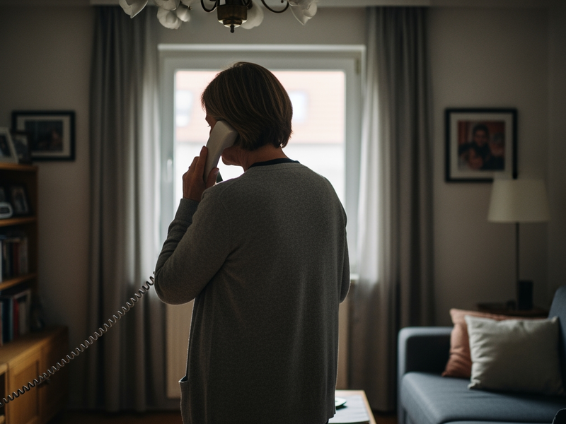 Telefonbetrug, Betr&uuml;ger (Symbolbild)