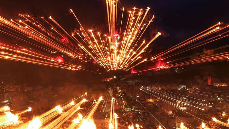 Lichterfest zum Abschluss des Festes &laquo;Ewige Anbetung&raquo;