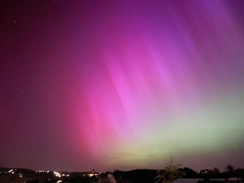 Polarlichter über Kronach 2024Polarlichter über Kronach