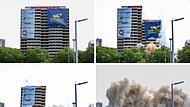 Sprengung «Weißer Riese» in Hochhaus-Viertel Hochheide