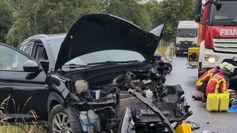 Unfall auf der B 289 zwischen Kulmbach und Mainleus
