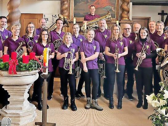 Der Posaunenchor gab ein Jubil&auml;umskonzert in der Lukaskirche Kunreuth.