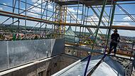 Sanierung des historischen Perlachturms in Augsburg