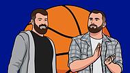 Die fränkischen Basketballtrainer Simon Bertram (links) und Patrick Seidel diskutieren über mögliche neue Basketball-Regeln. Die fränkischen Basketballtrainer Simon Bertram (links) und Patrick Seidel diskutieren über mögliche neue Basketball-Regeln.