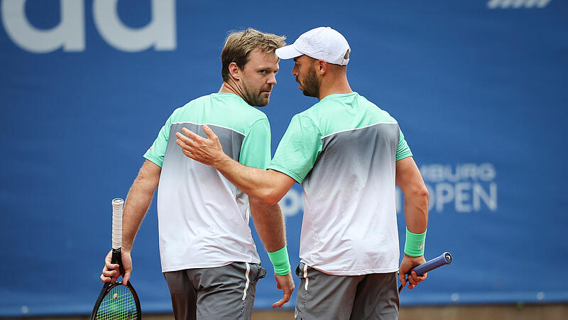 Tennis: ATP-Tour - Hamburg Kevin Krawietz (links) und Tim Pütz (hier beim Viertelfinale) mussten im Semifinale in Hamburg nicht eingreifen.
