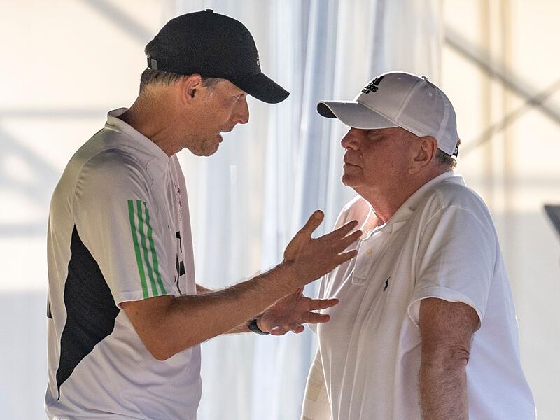 Thomas Tuchel und Uli Hoene&szlig;