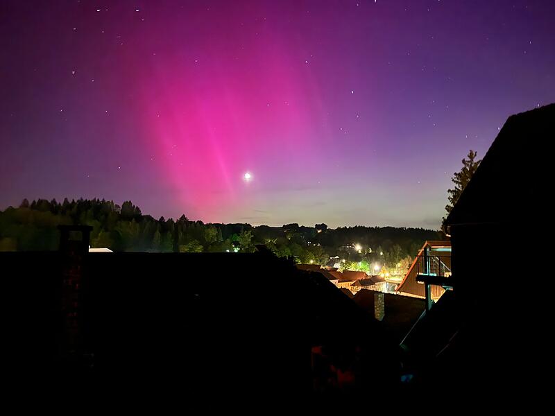 Polarlichter über Kronach 2024Polarlichter über Kronach
