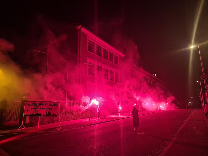 Warnstreik bei Bosch Bamberg Warnstreik bei Bosch Bamberg