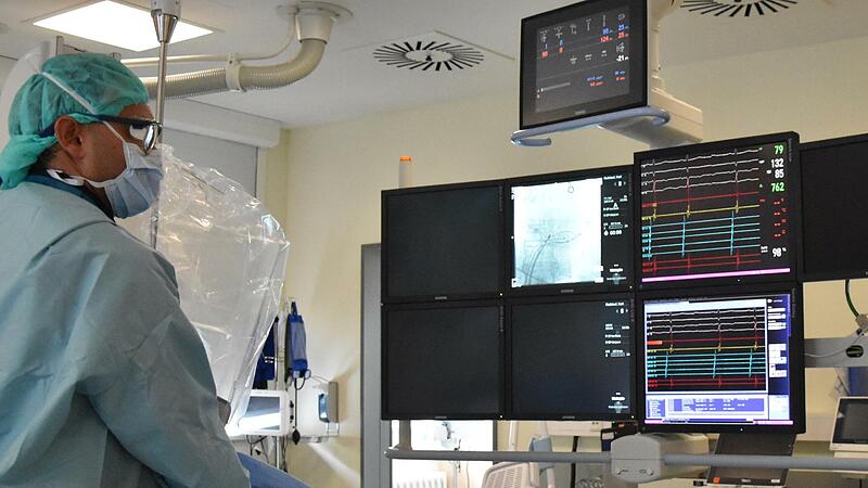 Ein Blick ins momentane Herzkatheterlabor. Ein Blick ins momentane Herzkatheterlabor.