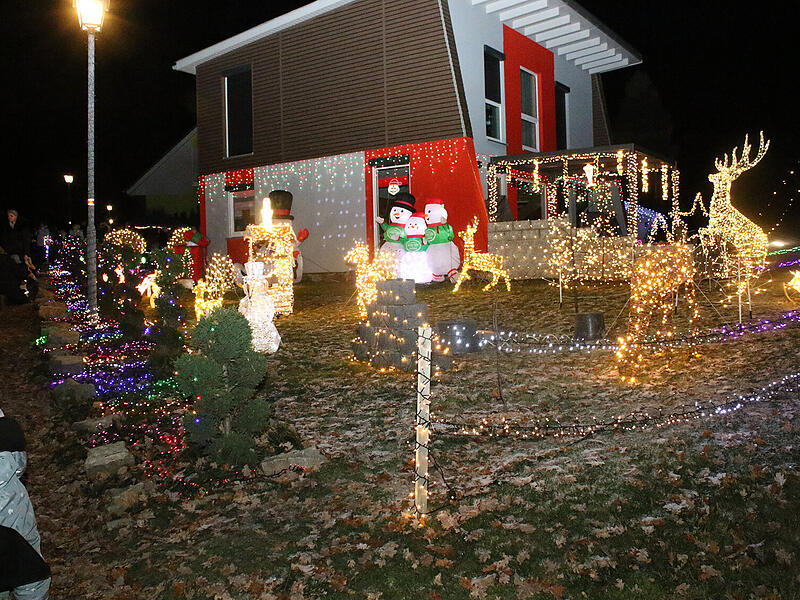 Weihnachtshaus im Itzgrund: Mehr als 40.000 Lichter