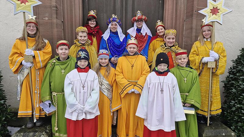 &bdquo;Erhebt eure Stimme &ndash; Sternsingen f&uuml;r Kinderrechte&ldquo; lautet das Motto der Dreik&ouml;nigsaktion 2025. Auch in Obererthal brachten die Sternsinger den Segen von Haus zu Haus.