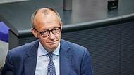 Friedrich Merz, CDU-Bundesvorsitzender und Unionsfraktionschef, am Donnerstag im Bundestag.
