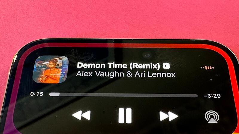 Dynamic Island beim iPhone