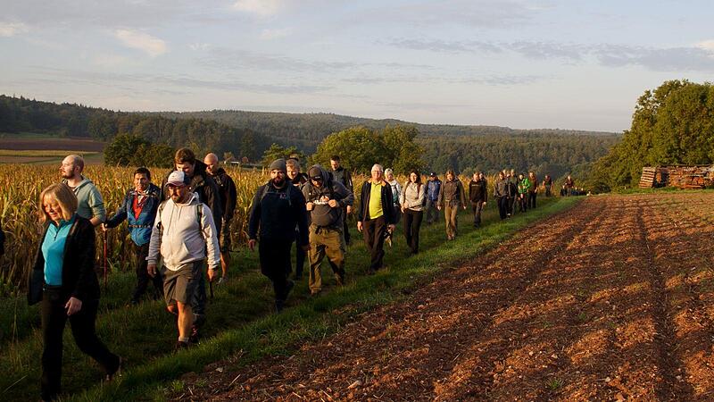 Etwas über 40 Kilometer mussten die Coburgwanderer von Königsberg bis in die ehemalige Residenzstadt laufen.