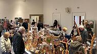 Gut besucht war der Ostereiermarkt in der Alten Aula. 15 Aussteller boten dort Kunsthandwerk an.