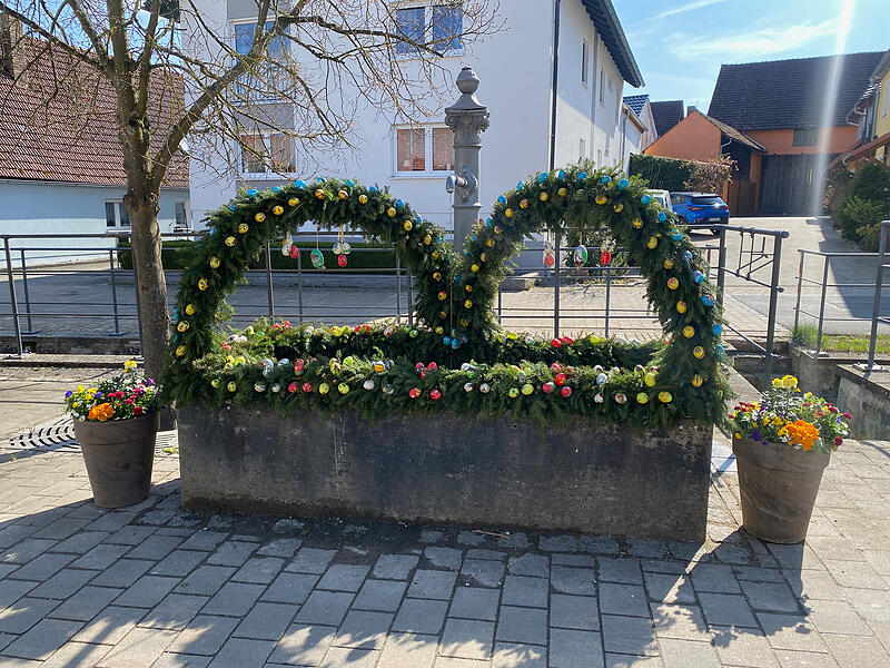 Osterbrunnen R&uuml;ssenbachOsterbrunnen Fr&auml;nkische Schweiz 2025 Teil 2