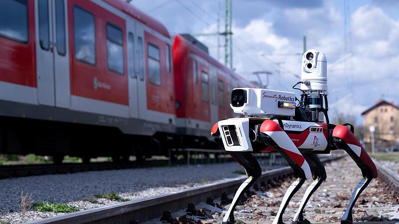 Kamera-Roboterhund bei der Deutschen Bahn