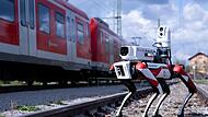 Kamera-Roboterhund bei der Deutschen Bahn