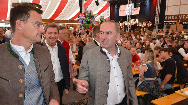 Hubert Aiwanger bei der Kulmbacher Bierwoche