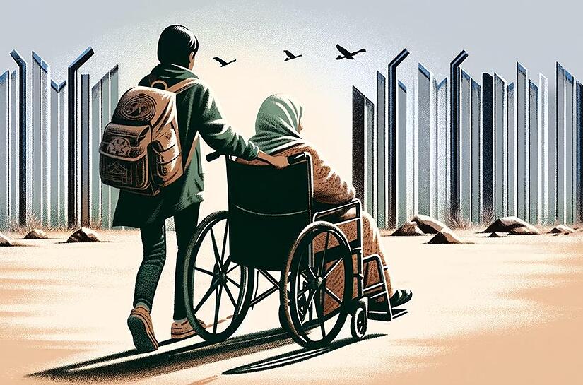 Zusammen mit ihrer Mutter flüchtete Maryam nach Europa und landete in Bad Kissingen.