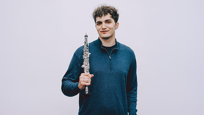 J&aacute;nos Wollenweber spielte mit den Bamberger Symphonikern