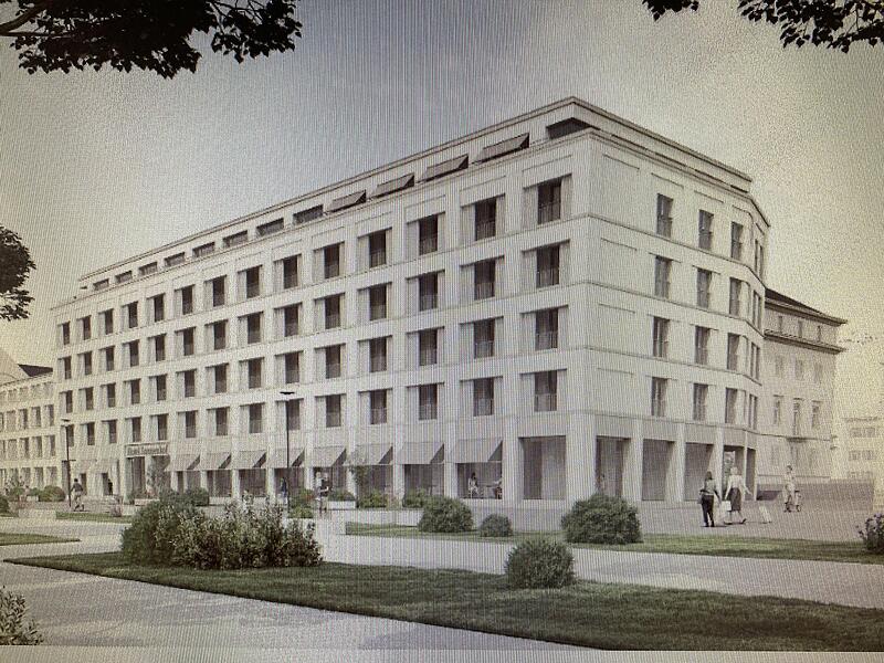 Diese Animation zeigt, wie das neue Sonnenhof-Hotel auf dem ehemaligen Steigenberger Areal aussehen soll. Diese Animation zeigt, wie das neue Sonnenhof-Hotel auf dem ehemaligen Steigenberger Areal aussehen soll.