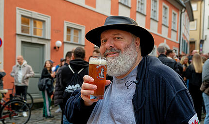 Bilder vom Bockbieranstich bei der Klosterbr&auml;u