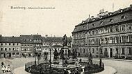 Der Maxplatz in Bamberg