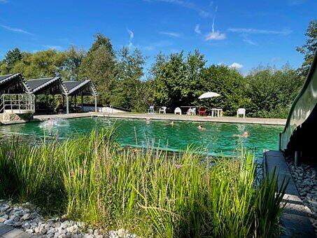 "Autilus" Naturbad in AutenhausenZwischenbilanz im "Autilus" Naturbad in Autenhausen