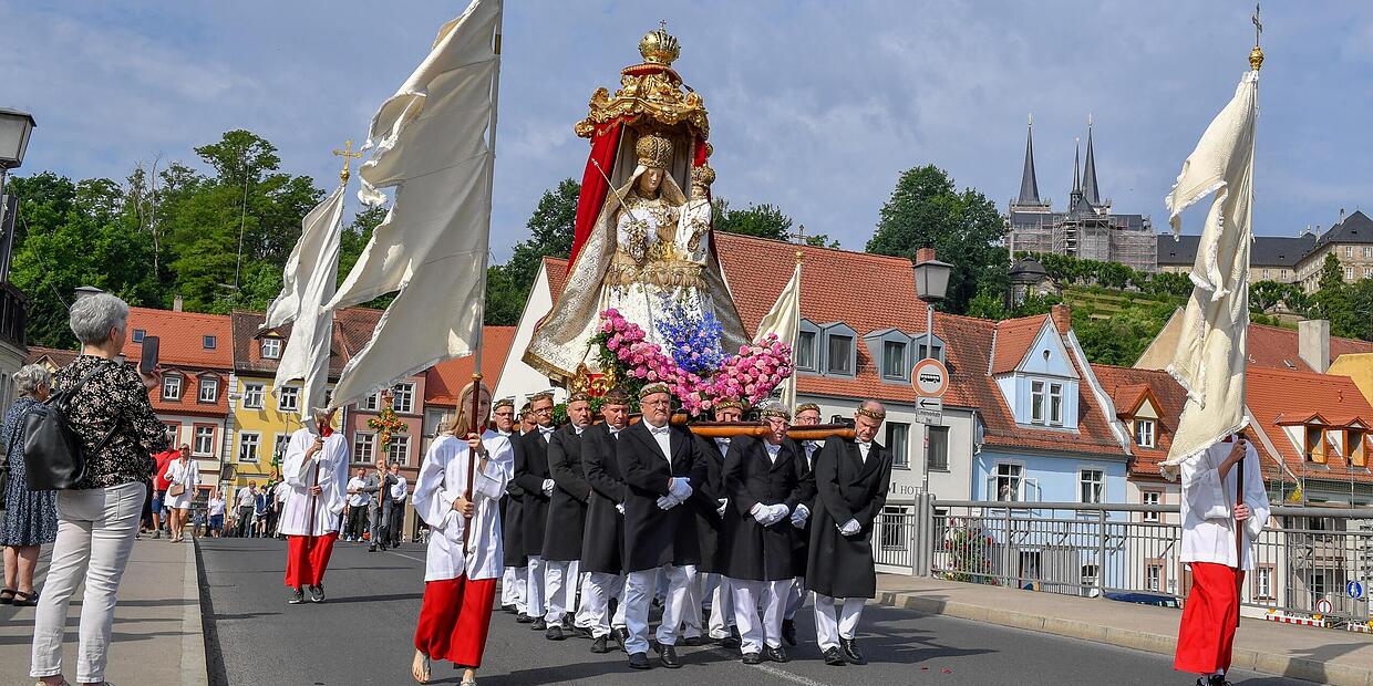 So war die Fronleichnamsprozession in Bamberg