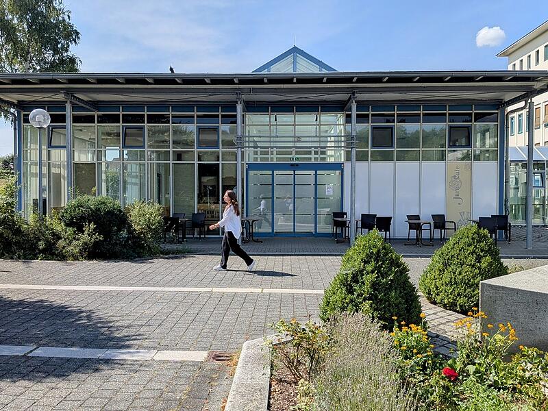 Das Jura Café beim Klinikum in Scheßlitz steht seit Ende 2024 leer.