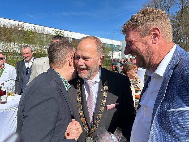 Verabschiedung von B&uuml;rgermeister Bernd Reisenweber in Ebersdorf bei Coburg