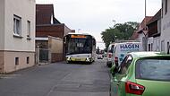 Insbesondere mit den Linienbussen kommt es immer wieder zu Problemen in der Vorstadtstraße.