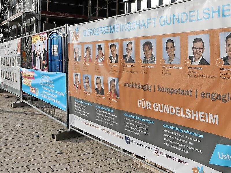Gundelsheim hat’s 2020 vorgemacht: Dort durfte damals nur im Bereich Hauptstraße 7 bis 9 plakatiert werden.