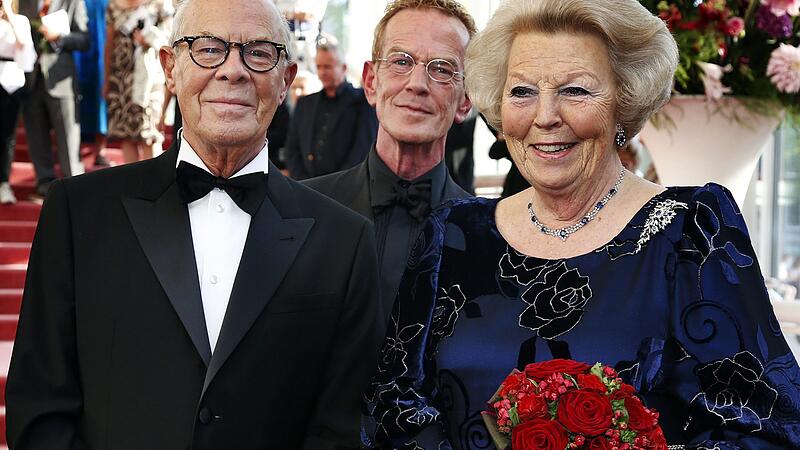 Choreograph Hans van Manen und Königin Beatrix Choreograph Hans van Manen und Königin Beatrix