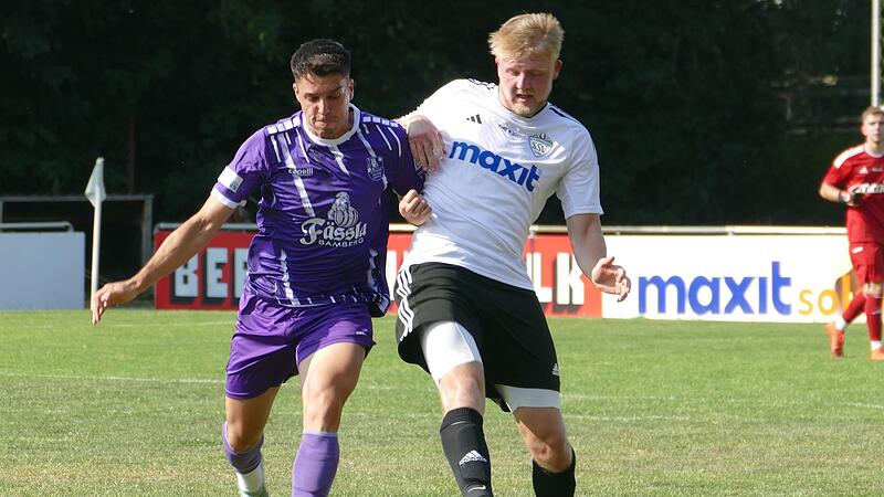 Am Sonntag im Testspiel beim SSV Kasendorf lief der FC Eintracht Bamberg  erstmals in den neuen Trikots auf.