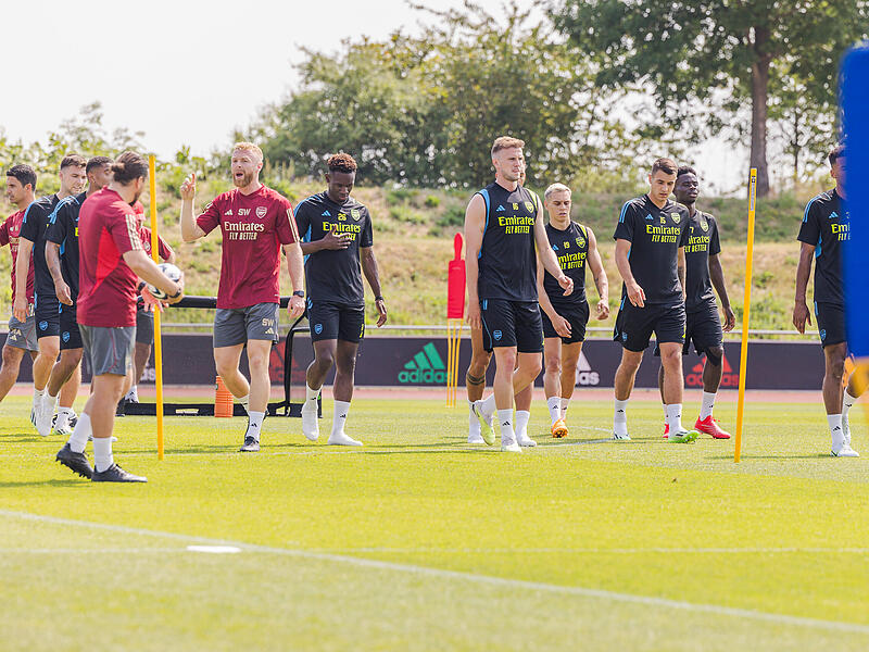 Arsenal_London_Training_Adidas_HZAArsenal London bereitet sich in Herzogenaurach auf Test gegen 1. FC N&uuml;rnberg vor 2023