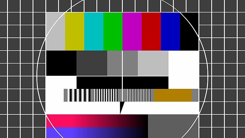 Testbild terrestrisches Fernsehen