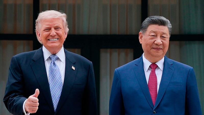 US-Präsident Trump in China US-Präsident Trump in China