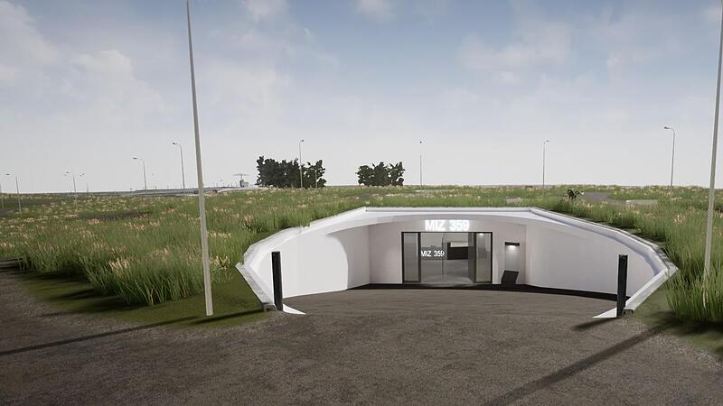 So soll im Siegermodell der Eingang des MIZ aussehen.