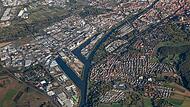 Der Wirtschaftsstandort Bamberg aus der Luft