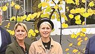 Im Bild (von links): August Schneider (Geschäftsführer August Ullrich GmbH), Pia Schiebl, Sängerin Steffi List und Stefan Labus (Vorsitzender Schweinfurter Kindertafel e.V.)