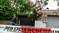 Das Grundstück der Teutonia Prag – hier bei einem Polizeieinsatz im Sommer 2020