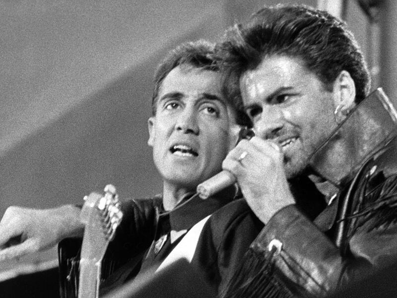 &bdquo;Wham&ldquo; waren George Michael (r.) und Andrew Ridgeley.