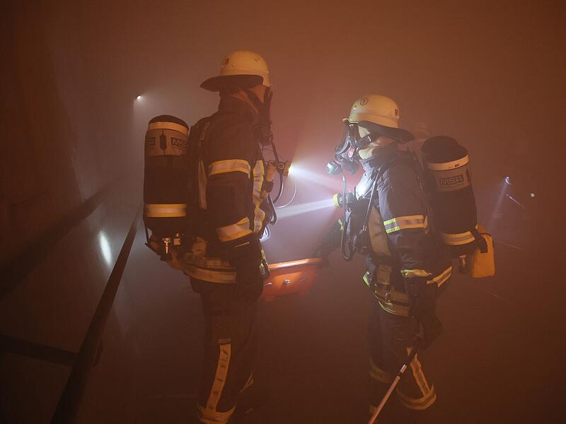 Gro&szlig;&uuml;bung im Falkenbergtunnel