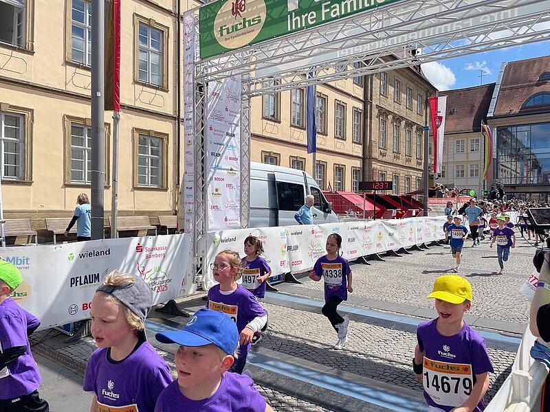Weltkulturerbelauf 2025: Der Fuchs-Sch&uuml;lerlauf ging &uuml;ber 1,6 Kilometer.