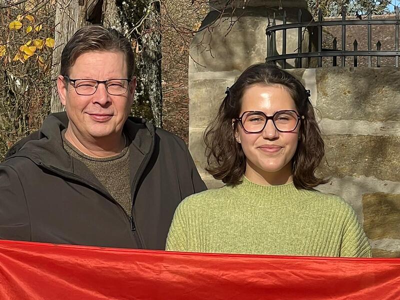 Stefan Gumbert und Sara Kircher führen die Liste der Gemeinderatskandidaten der Linken in Eckental an.