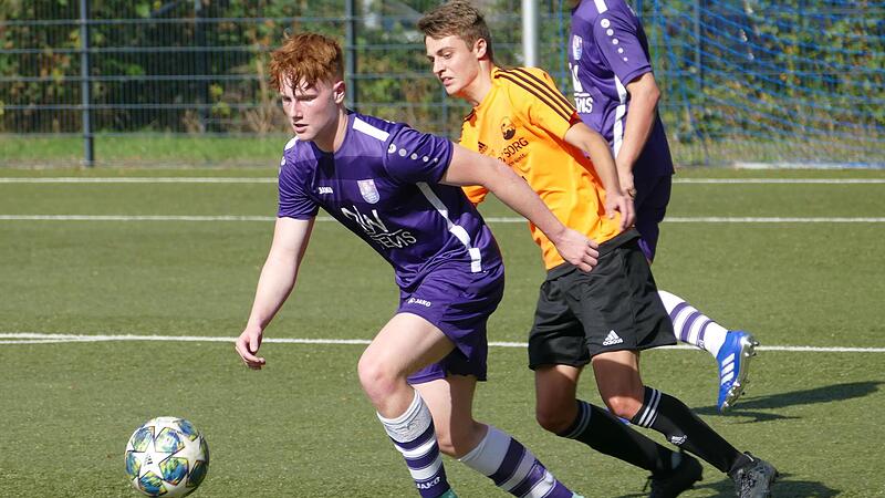 Als Tabellenerster der Landesliga Nordost nehmen die U19 des FC Eintracht Bamberg (in blau-violett) nun an der Bayernliga-Qualifikationsrunde teil &ndash; und treten am Samstag um 16 Uhr bei der DJK Don Bosco Bamberg im Stadtderby an.